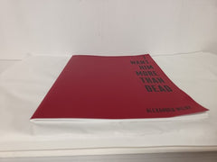 I Want Him More Than Dead, Show Booklet. Alexander Wilby