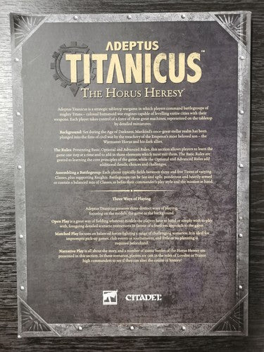 Adeptus Titanicus: The Horus Heresy Rulebook