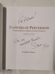 FLOWERS OF PERVERSION THE DELIRIOUS CINEMA OF JESUS FRANCO VOL.2 SIGNED LTD 500