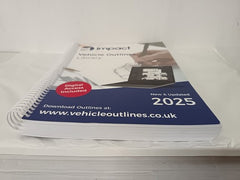 Vehicle Outline Library 2025 - Book only