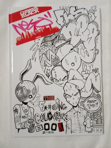 The F*#@ing Coluring Book 2025 Signed by NEGO