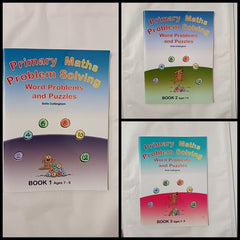 Primary Math Problem Solving: Word Problems and Puzzles Books 1, 2 & 3 Age 7 - 9