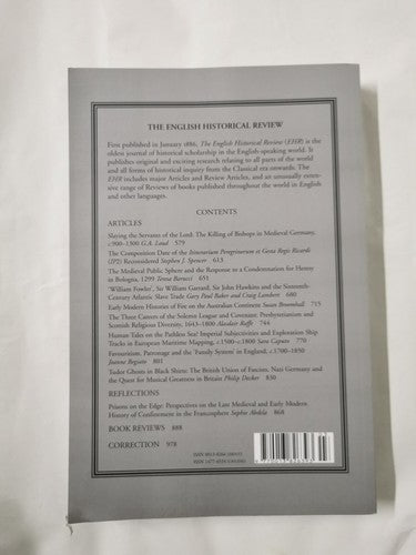 The Historical Review Vol CXXXIX No. 589 Jun/Aug 2024