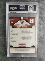 2014 Panini Prizm World Cup Croatia Luka Modric PSA 9 #118