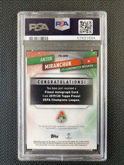 Anton Miranchuk 2019 Topps Finest UCL Autographs PSA 10 GEM MT