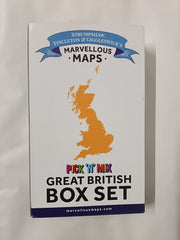 5 Great British Maps Box Set: Adventure, Bucket List, Film & TV, Food & Drink