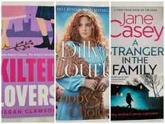 3 New Fiction Books for Women - Romance, Thriller, Chick Lit - Random Bundle!