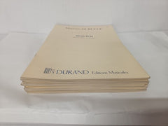 REQUIEM OPUS 9: SOLI, CHOEURS, ORCHESTRE ET ORGUE, REDUCTION POUR CHANT Set of 9