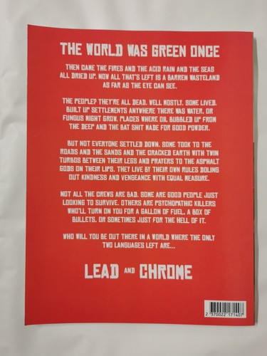 Lead and Chrome RPG Softcover, B&W Book