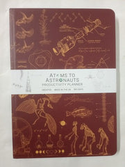 Atoms to Astronauts Undated Yearly Productivity Planner - Red