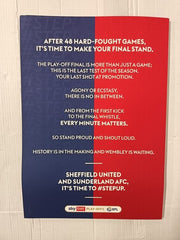 Sheffield Utd v Sunderland Championship Play-Off Final Official Match Programme