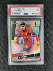 Kai Havertz 2019 Topps Finest Refractor PSA 9 Bayer 04 Leverkusen / Chelsea