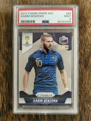 2014 Panini Prizm World Cup 82 Karim Benzema PSA 9 MINT