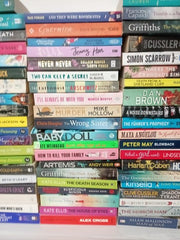 60 Mixed Fiction Paperbacks â Crime, Romance & Contemporary Bundle