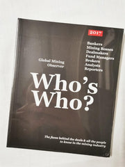 Global Mining Observer | Who's Who? 2017