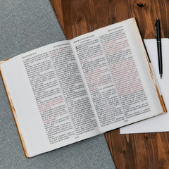 KJV, Pew Bible, Large Print, Hardcover, Black, Red Letter, Comfort Print