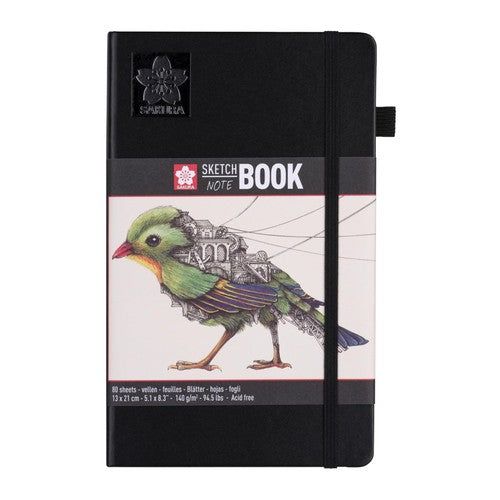 Sakura Sketch Notebook-80 Creme Sheets, White Pages, 13 x 21 cm, 94140003
