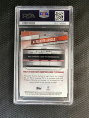 Trent Alexander-Arnold Topps Finest 2019 UCL Refractor PSA 9 Liverpool, England