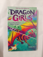 Azmina the Gold Glitter Dragon and Naomi the Rainbow Glitter Dragon (2 Pack)