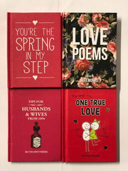 GIFT SET *4 BOOKS* LOVE ANNIVERSARY GIFT VALENTINES DAY