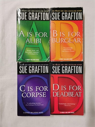Sue Grafton: The Kinsey Millhone Mysteries : "A" ,"B", "C", "D"