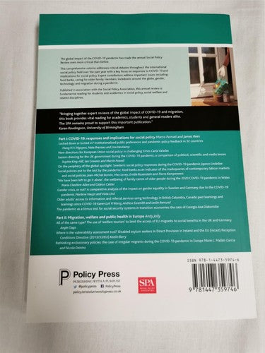 Social Policy Review 33 | Analysis & Debate in Social Policy, 2021