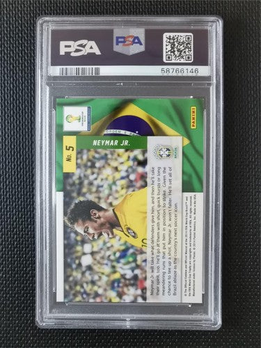 2014 Panini Prizm World Cup Neymar JR. Net Finders PSA 10 GEM MT #5