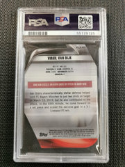 Virgil Van Dijk 2019 Topps Finest UCL Performers Die Cut PSA 10 GEM MT