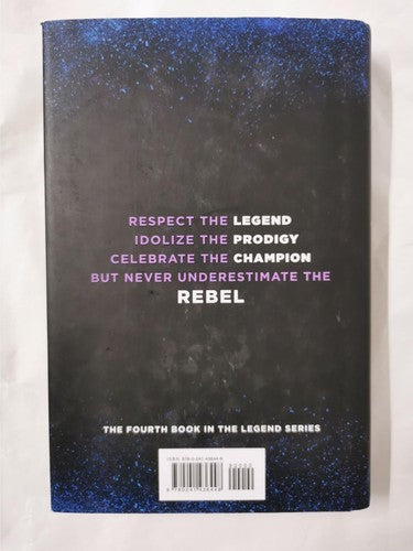 Rebel The Legend Series Novel Book 4 by Marie Lu Hardcover Hardback