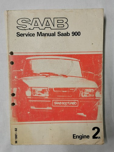 SAAB 900 (1981-82) Service MANUAL Engine 2
