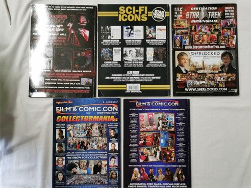 Sci fi Icons Magazine Issues 1, 2, 4, 5 & Star Wars Special
