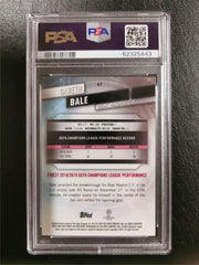 Gareth Bale 2019 Topps Finest UCL #67 PSA 10 GEM MINT Wales