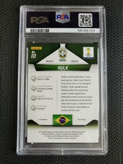2014 Panini Prizm World Cup Hulk Yellow & Red Pulsar PSA 9 #111