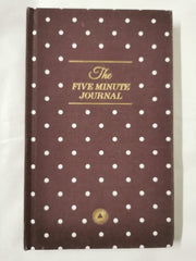 The Five Minute Journal: Undated 6 Months Limited Edition â Mocha polka dot