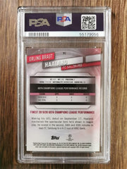 Erling Braut Haaland 2019 Topps Finest PSA 10 GEM MT Rookie