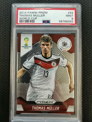 2014 Panini Prizm World Cup Thomas MÃ¼ller PSA 9 #93
