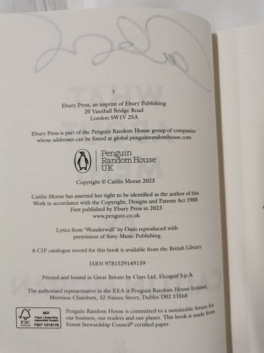 What About Men? by Caitlin Moran (Hardcover, 2023) *SIGNED*