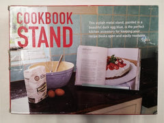 Stylish Duck Egg Blue Cook Book Stand