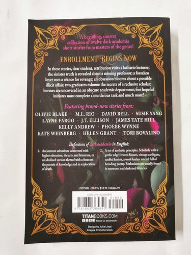 In These Hallowed Halls: A Dark Academia Anthology