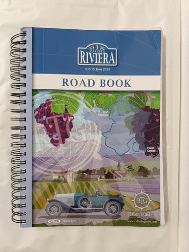 Carrera Riviera 2023 Road Book - Rally the Globe Vintage and Classic Car Club