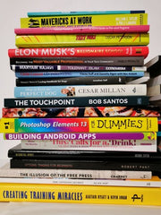 JOBLOT/WHOLESALE New BOX of 30 Non Fiction BOOKS - Textbooks, Business, History