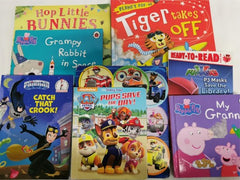 YOUNG CHILDREN'S modern Reading Books x 7. Peppa, Paw Patrol, PJ Masks