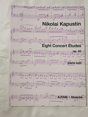 8 Concert Etudes Op.40 . For Piano