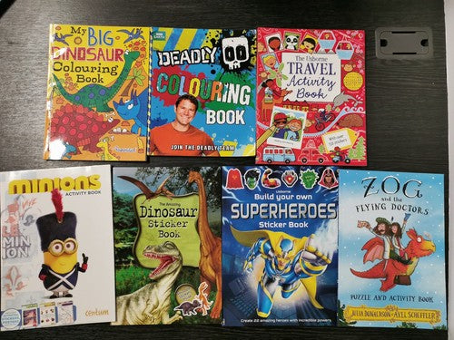 7 Young Children's Colouring, Sticker & Activity Books Inc. Zog