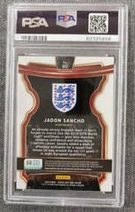 Jadon Sancho 2020 Panini Select UEFA Euro #80 PSA 9 England