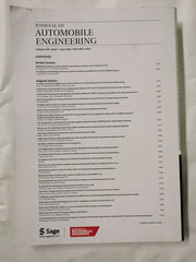 Journal of Automobile Engineering Vol 239 Issue 7 June 2025 ISSN 0954-4070