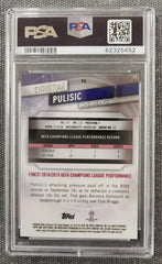 Christian Pulisic 2019 Topps Finest Finest PSA 9 #95 Chelsea, U.S.A