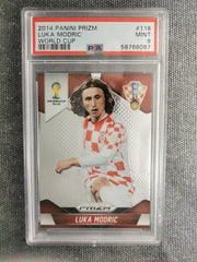 2014 Panini Prizm World Cup Croatia Luka Modric PSA 9 #118