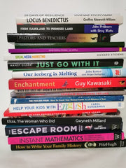 JOBLOT/WHOLESALE New BOX of 20 Non Fiction BOOKS - Textbooks, Business, History