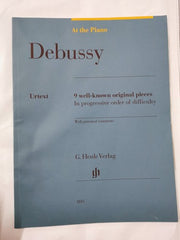 At the Piano - Debussy: 9 well-known original pieces - Piano - Score - (HN 1815)